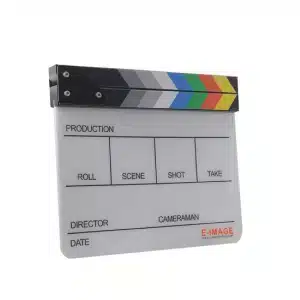 E-IMAGE ECB-04 Director's Clapperboard White Color