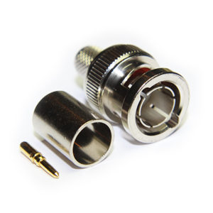 BC83C3G BNC High Definition Crimp/Crimp Plug, True 75ohm SMPTE 424M (3G)P/N 10-005-B36-FC