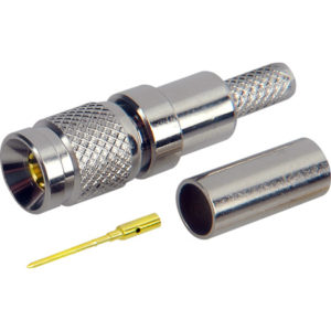 DIN 1855CP Crimp DIN 1.0/2.3 3G-SDI (Mini BNC)