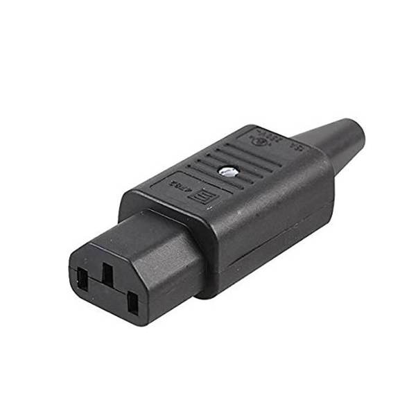 SCHURTER IEC MAINS CONNECTOR, C13 type, female, cable