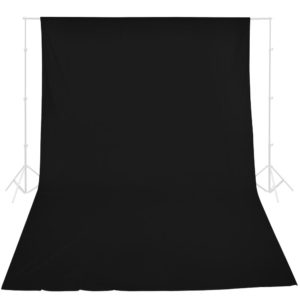 FW-MB332 Backdrop Cloth Black 3x3meters