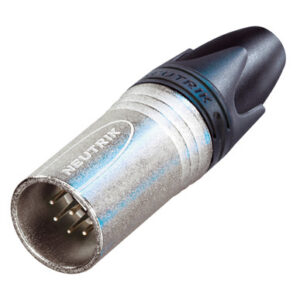 Neutrik NC7MXX 7 pole male cable connector with Nickel housing and silver contacts.
