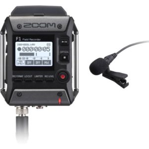 Zoom F1-LP 2-Input  2-Track Portable Field Recorder with Lavalier Microphone