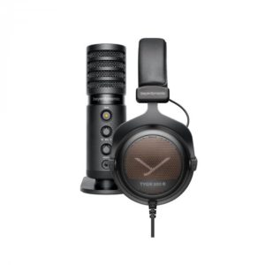 BEYER Dynamic TEAM TYGR Gaming headphones TYGR 300 R and FOX professional USB studio microphone.