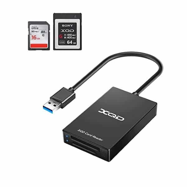 XQD-SD Memory Card Reader USB3