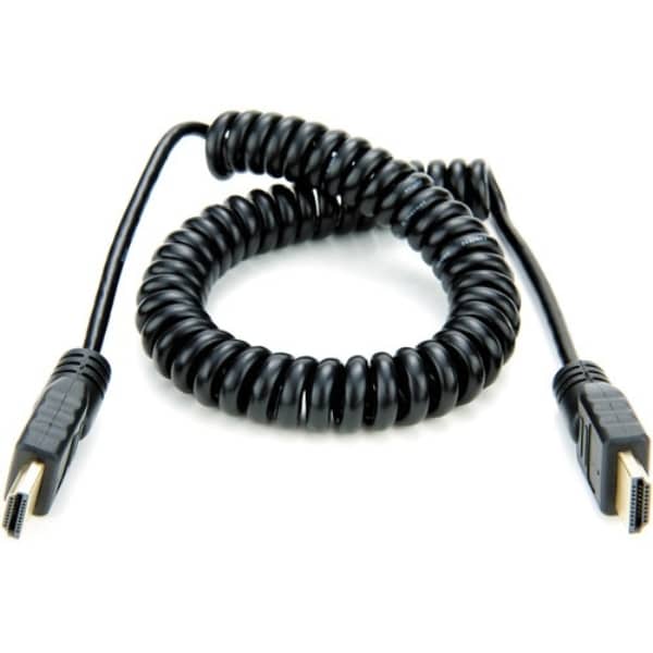 Atomos HDMI Cable Coiled Full to Full HDMI 50cm ATOMCAB011