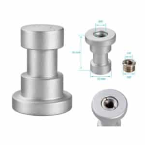 Spigott Light Stand/Tripod Adapter with 1/4" & 3/8" Threads
