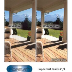 Formatt Supermist Warm Black 1/4 Filter (4 x 4")
