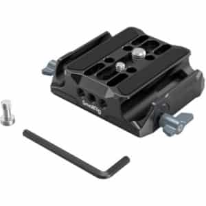 SmallRig 3357 Universal Camera Baseplate with 15mm LWS Rod Clamp