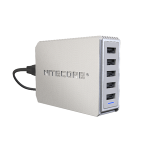 Nitecore UA55 5 Port USB Charger Power Adapter 50W