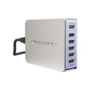 Nitecore UA66Q 6 Port USB Charger Power Adapter 68W with QC 3.0 2.0 support