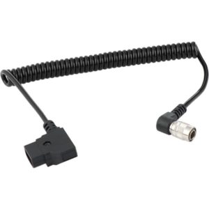 D-Tap to 4-Pin Hirose Power Cable (Right Angle) for Zoom F8/F4