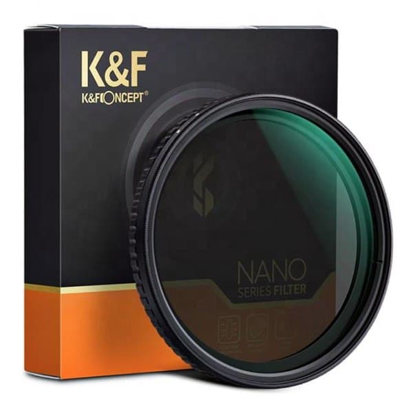 K&F Concept 62mm Nano series Variable Fader NDX ND2-32 HD Optics Filter KF01.1131