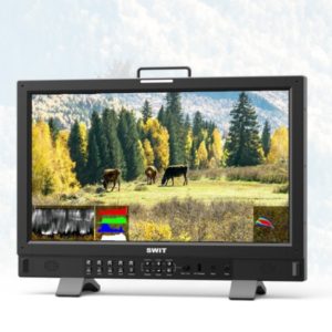 SWIT BM-H215 21.5" 12G-SDI 4K QLED HDR 100%DCI-P3 Zero-Delay professional FHD Monitor with Auto-Calibration