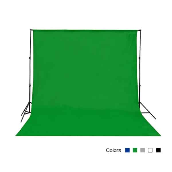Green Screen Chroma Key Background Bundle 3x6m with Stand MB36KIT
