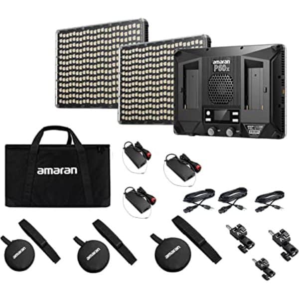 Amaran P60x - 3 Light Kit (EU Version)
