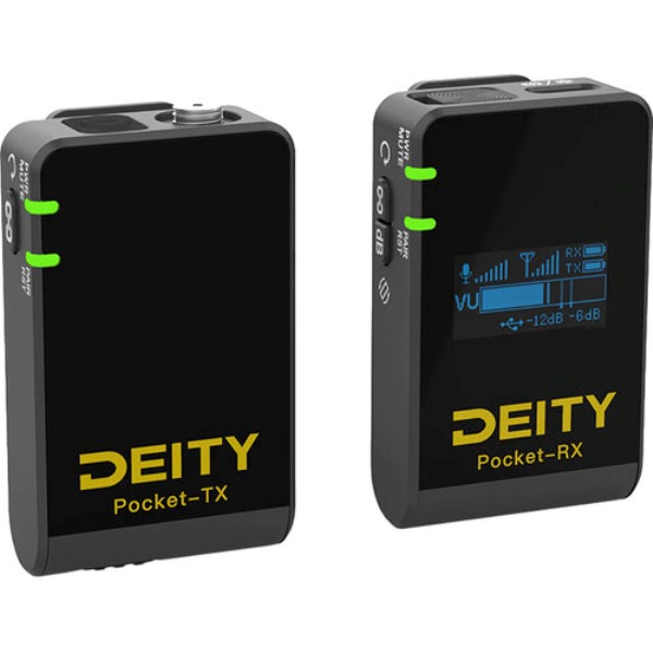 Deity Pocket Wireless Digital Microphone System for Cameras and Smartphones (2.4 GHz, Black)