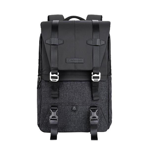K&F Concept Backpack 20L Photography Backpack Lightweight Camera Bag (Black + Deep Grey)