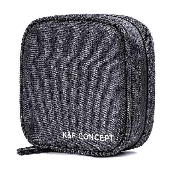 K&F Concept Camera Lens Filter Pouch Case 4-Pocket Filter Carry Case KF13.137A