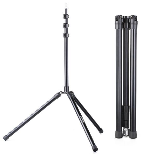 K&F Concept KF34.018V2 200cm Aluminium Photography Video Tripod Light Stand for Relfectors Softboxes Lights Umbrellas Backgrounds (Pack of Two)