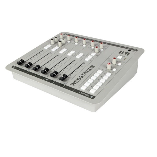 D&R Webstation 6 channel triple input radio On-Air console