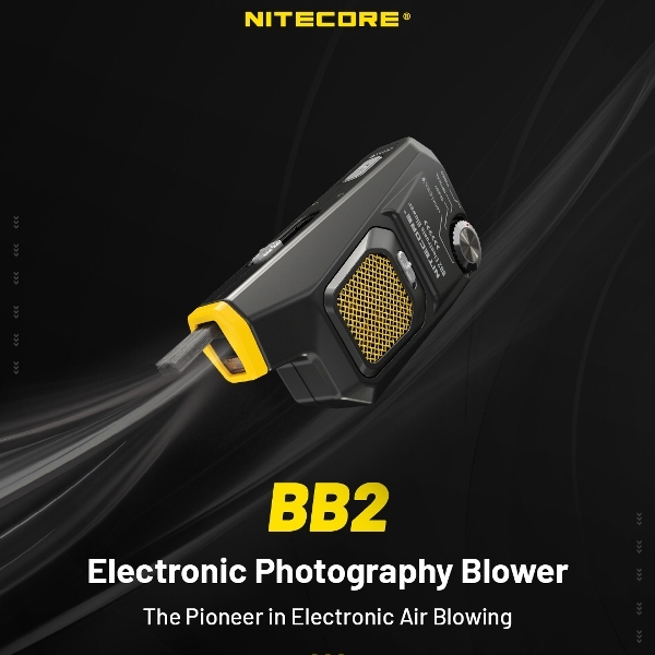 Nitecore BB2 Electronic Blower for photography Cleaning