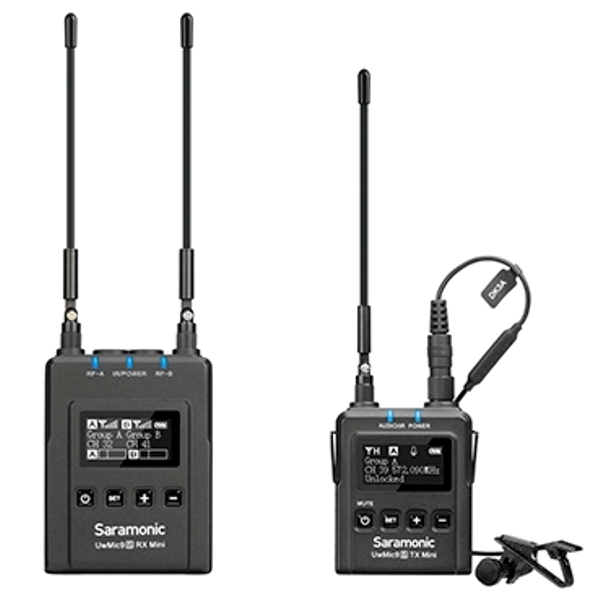 Saramonic UwMic9S Kit1 Mini UHF Wireless Microphone System