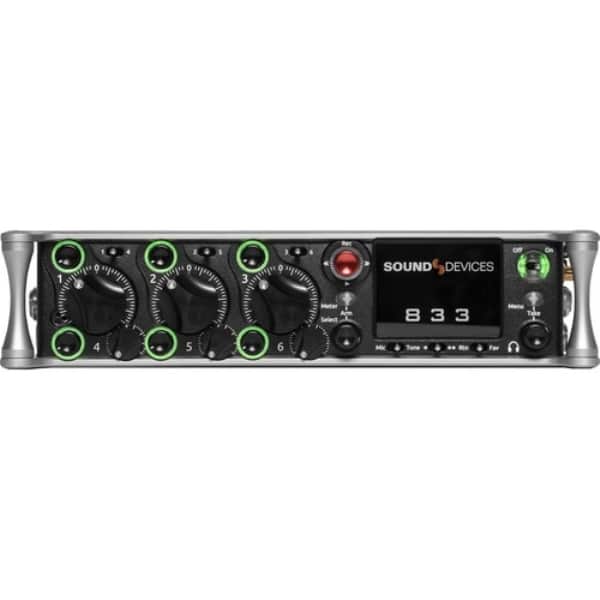 Sound Devices 833 8-Channel / 12-Track Multitrack Field Recorder