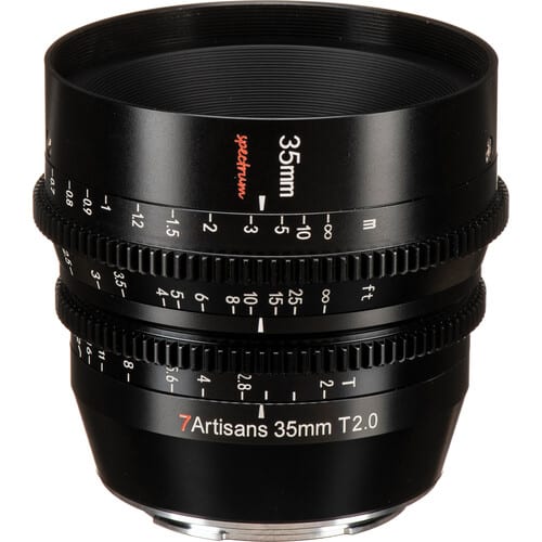 7artisans 35mm T2.0 Spectrum Cine Lens (E Mount)