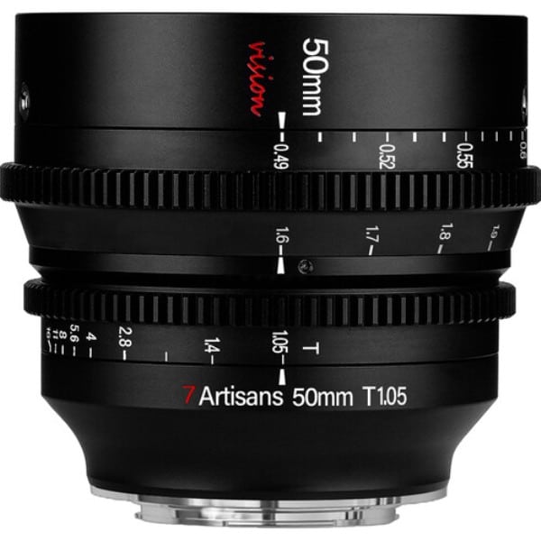 7artisans 50mm T1.05 Vision Cine Lens (E Mount) APS-C