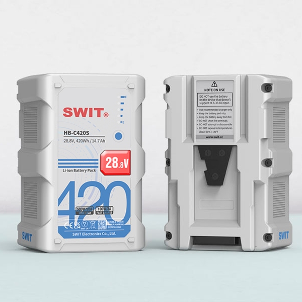 SWIT HB-C420S  420Wh 500W Super-High-load 28V Battery V-Mount