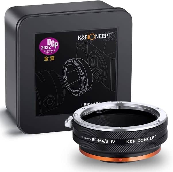 K&F Manual lens adapter ring IV generation EOS-M4/3 KF06.505