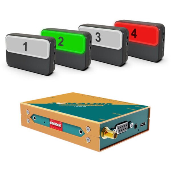 AVMATRIX Wireless Multi-Camera Tally Light System (8 x Tally Lamps) TS3019-8