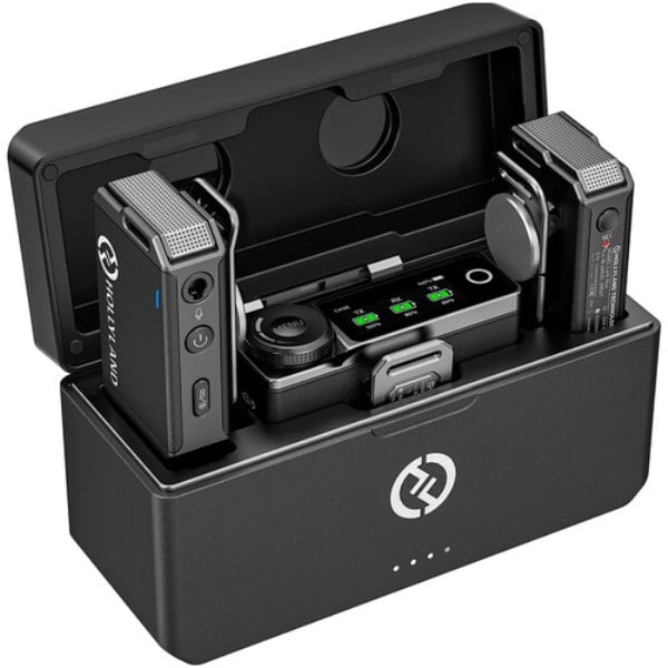 Hollyland LARK MAX Duo Pro 2-Person Wireless Microphone System (2.4 GHz, Black)