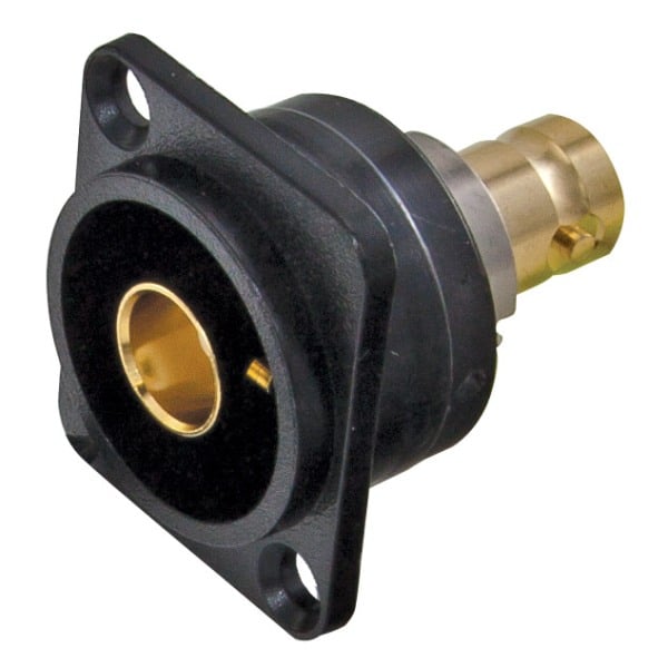 D-SERIES Recessed BNC 12G UHD (double-sided) 75 ohm black