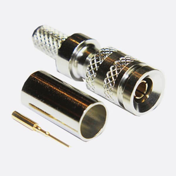 COAX CONNS 52-005-B6-FA DIN 1.0/2.3 12G UHD Male cable crimp 1855ENH