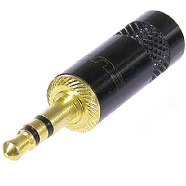 Rean 3.5mm Stereo Plug Black/Gold
