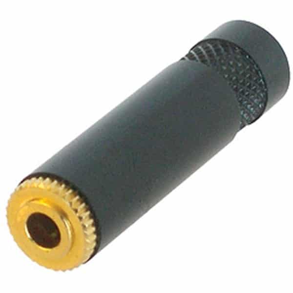 REAN 3.5mm Stereo Jack female with Gold Contact-Plating for Cables up to 4mm