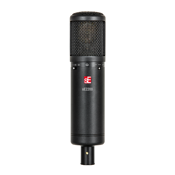 sE Electronics sE2200 Large-Diaphragm Cardioid Condenser Microphone with Isolation Pack (Black)