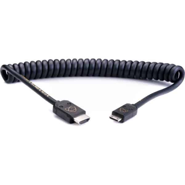 Atomos (Type A to Mini) HDMI 4K60p 40cm Coiled Cable ATOM4K60C4