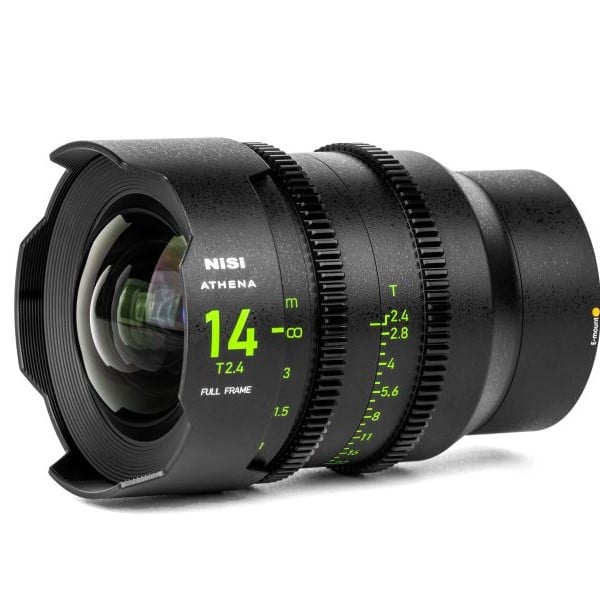 NiSi ATHENA 14mm PRIME Full Frame Cinema Lens T.19 E Mount