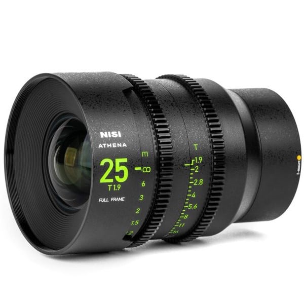 NiSi ATHENA 25mm PRIME Full Frame Cinema Lens T.19 E Mount