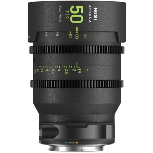 NiSi ATHENA PRIME 50mm T2.4 Full-Frame Lens (E Mount, Drop-In Filter)