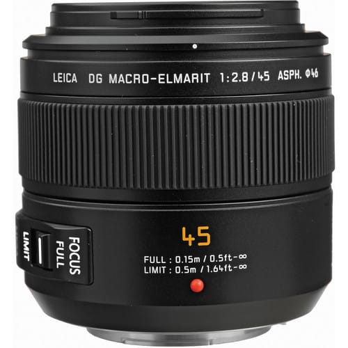 Panasonic Leica DG Macro-Elmarit 45mm F2.8 ASPH. MEGA O.I.S. Lens