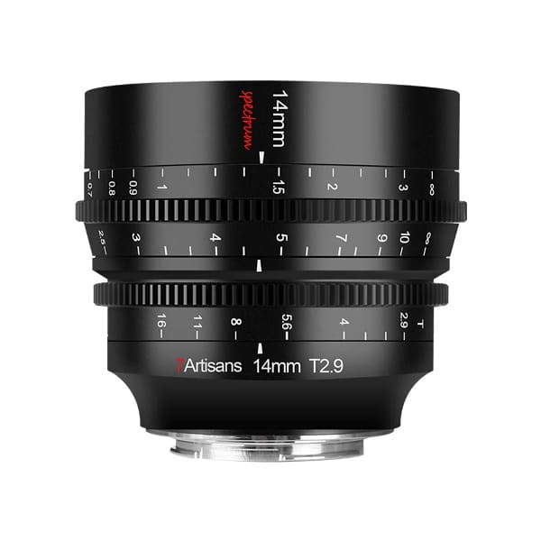 7artisans 14mm T2.9 Spectrum Full Frame Cine Lens (Sony E mount)