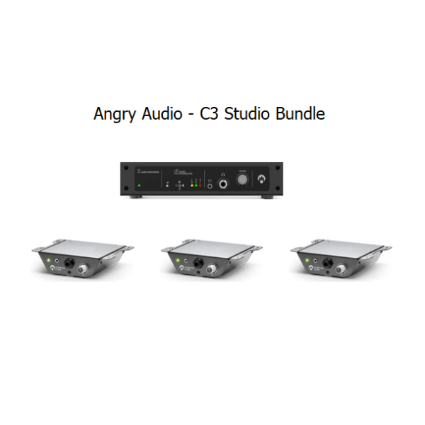 Angry Audio Chameleon C3 Headphone Audio Processor Studio Bundle