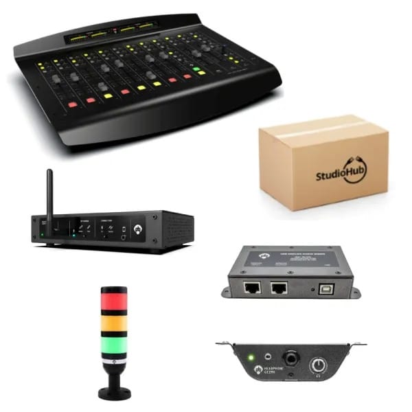 Angry Audio RAVE Radio Mixing Console Studio Hub and Angry Bundle