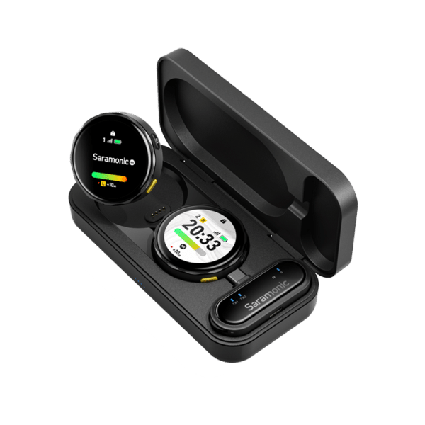 Saramonic BlinkMe U2 2-Person Wireless Mic with Custom Recording Transmitters & USB-C + Lightning Receivers