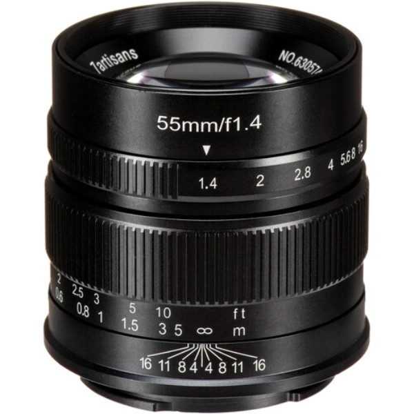 7artisans 55mm f/1.4 Lens for Panasonic M43 Mount