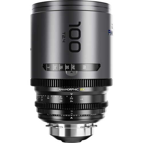 DZOFilm PAVO 100mm T2.1 2x Anamorphic Prime Neutral Blue Coating PL/EF Mount S35 metric